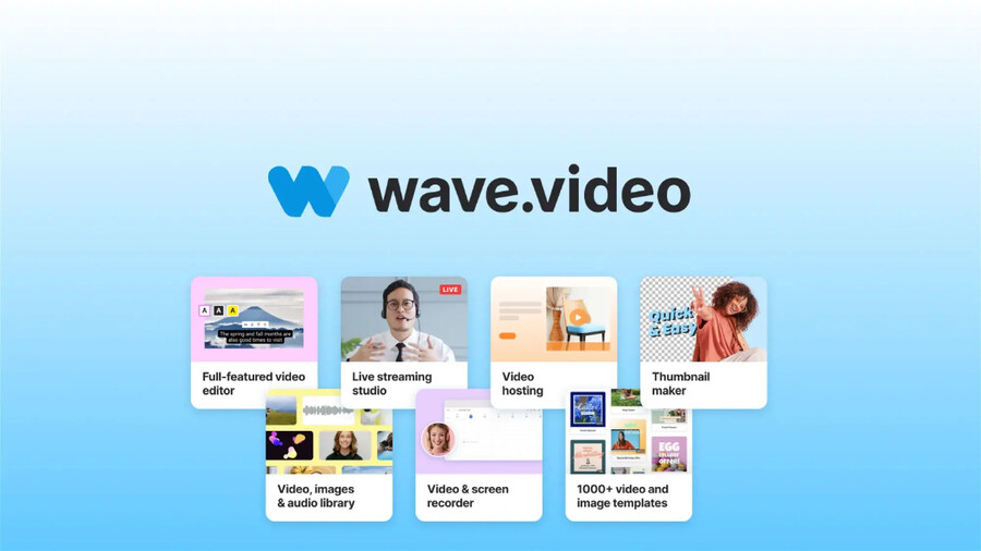  Wave Video: create professional videos without requiring coding skills.