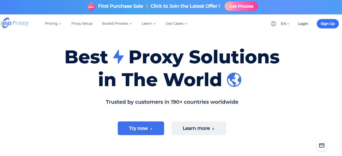 Learn about 360proxy Use cases, pricing and alternatives