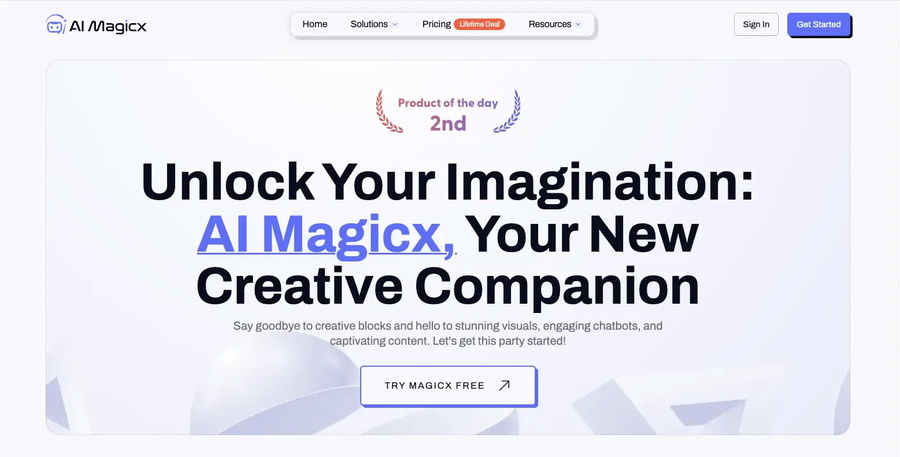 AI Magicx Unlock your imagination with powerful AI creativity tools