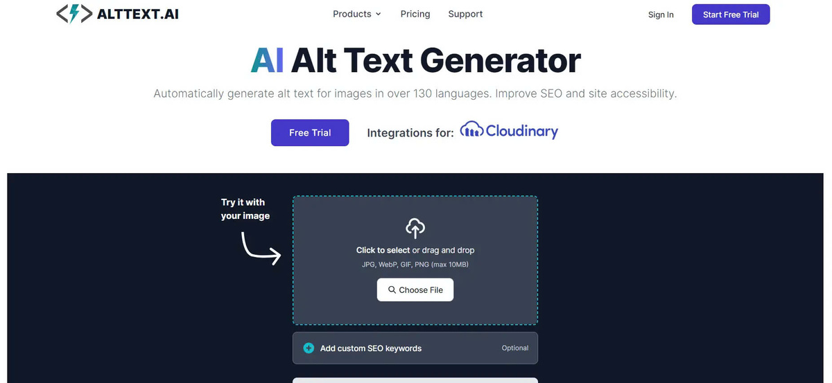 Alttext AI, Alternative text, image SEO Instructions for use and application in website optimization