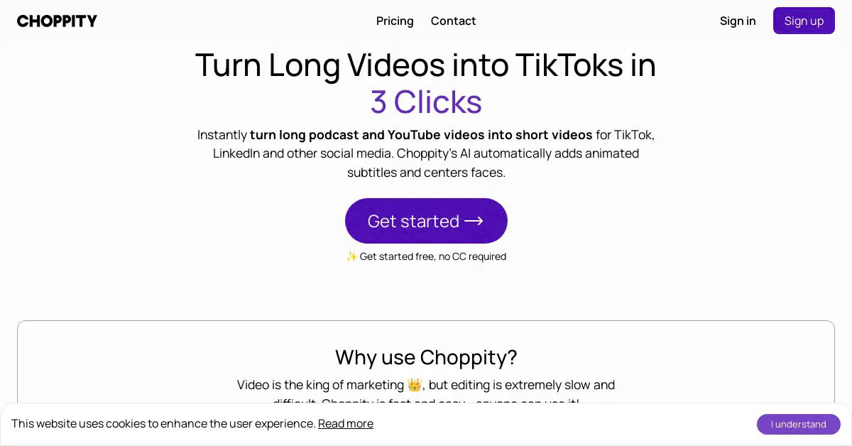 Choppity | Details, Pricing, & Features