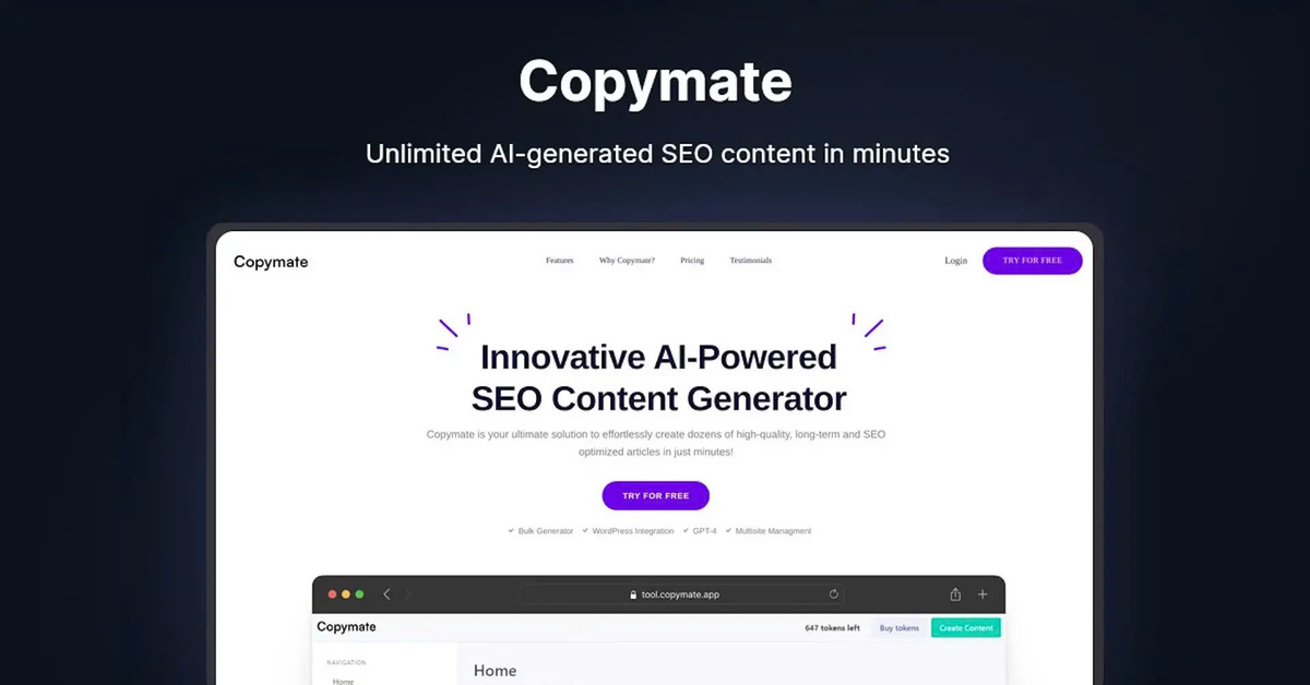 Copymate | Details, Pricing, & Features