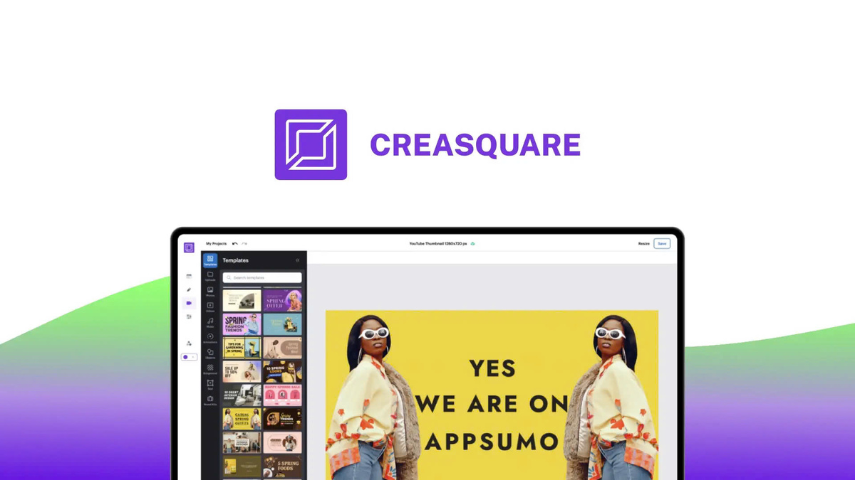 Creasquare The fastest way to create social media content