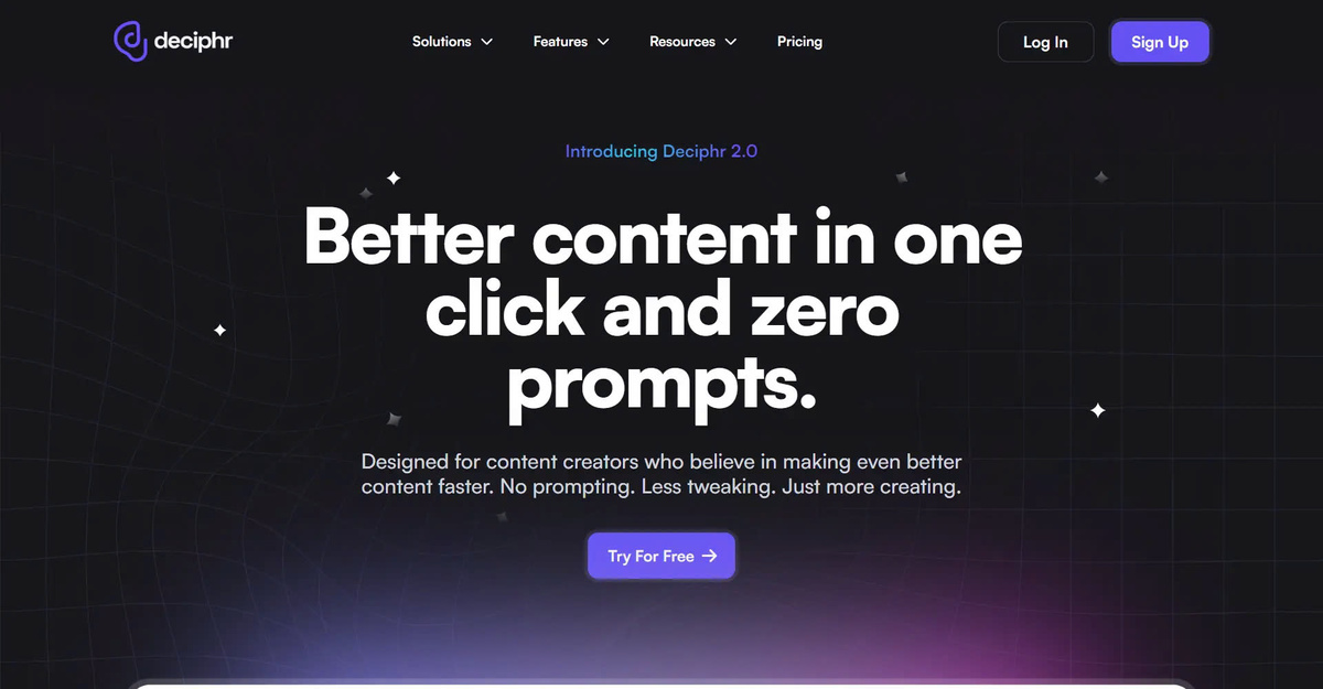 Deciphr | Details, Pricing, & Features