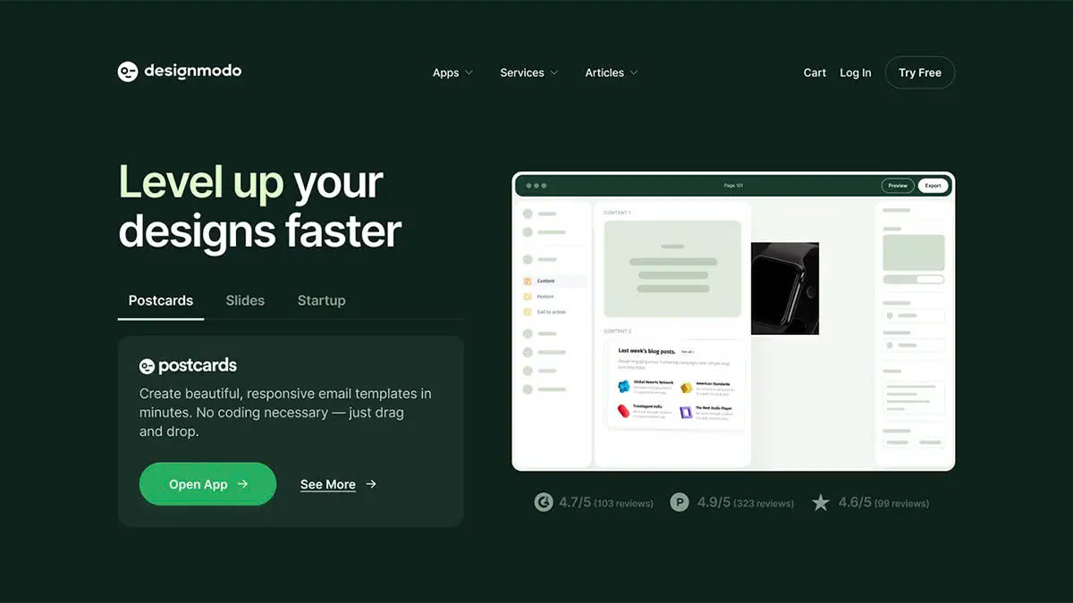 Designmodo Quick and Easy Online Design Tool