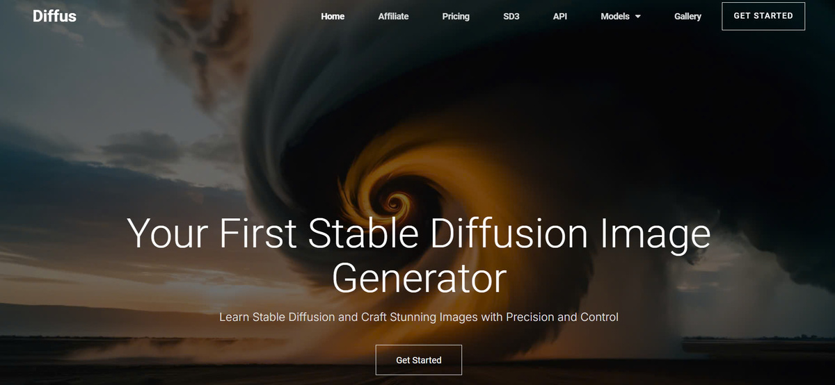 Diffus Your First Stable Diffusion Image Generator