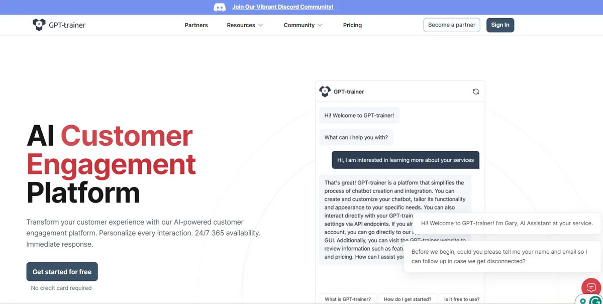GPTtrainer Comprehensive, Effective, Economical AI Customer Interaction Solution