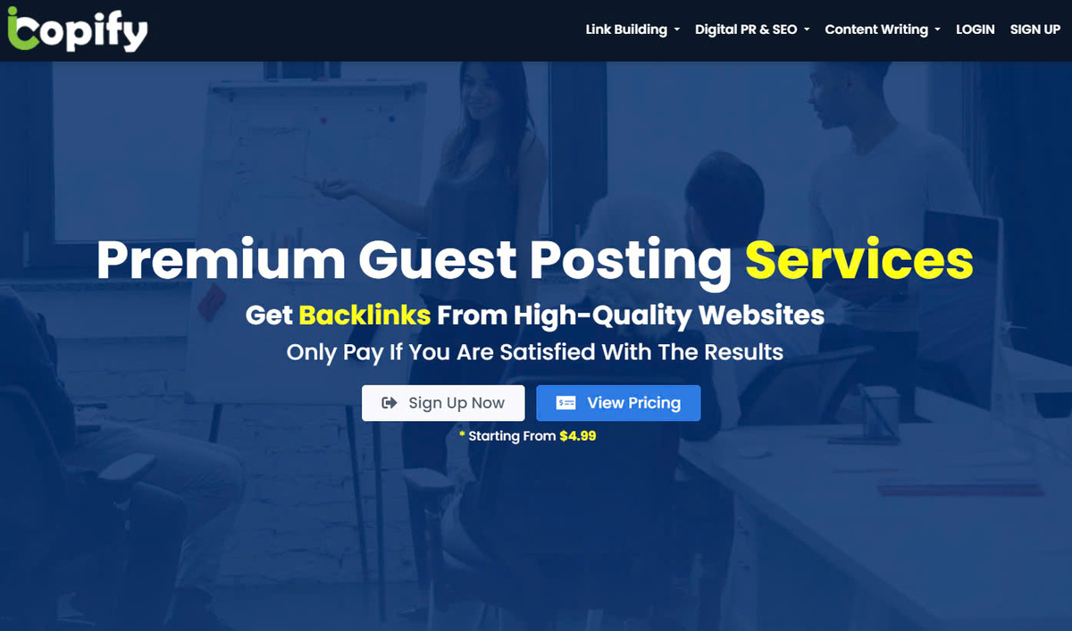 Icopify - Premium guest posting service that helps you get backlinks from high-quality websites