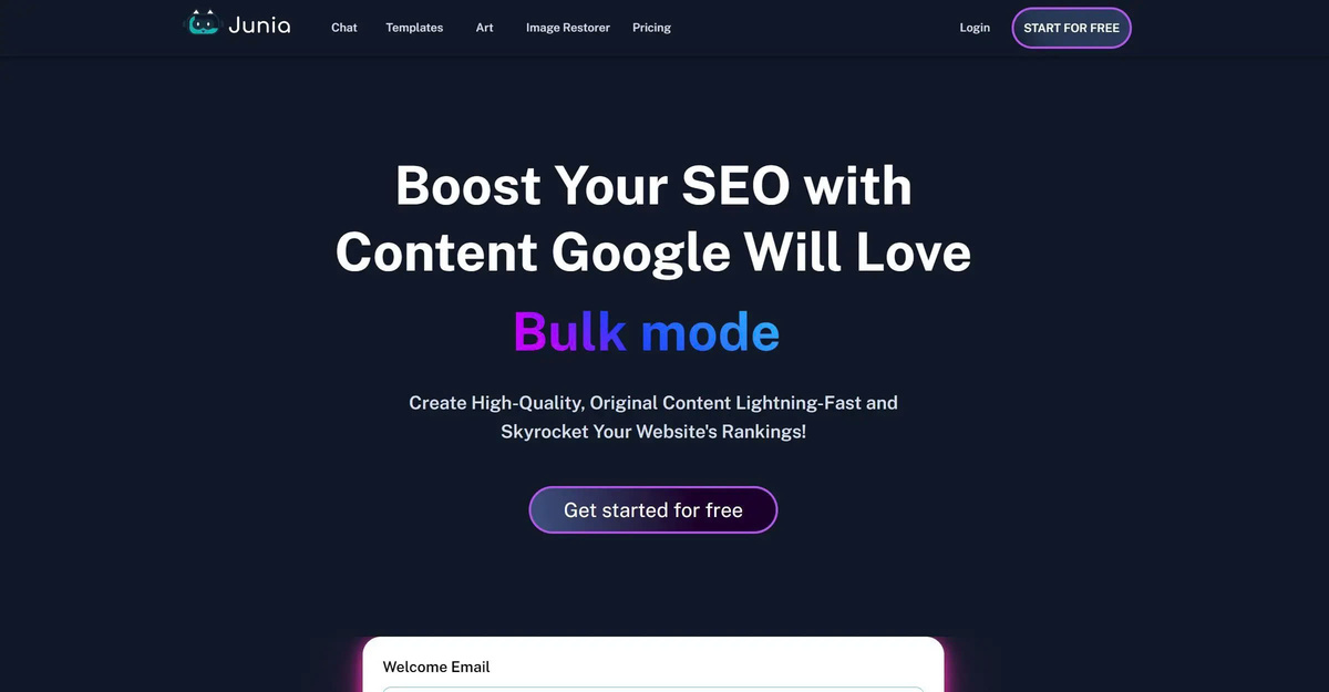 Junia AI Comprehensive and Effective AI Content Creation Solution