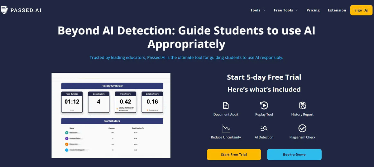 Passed AI, Pricing, & Features