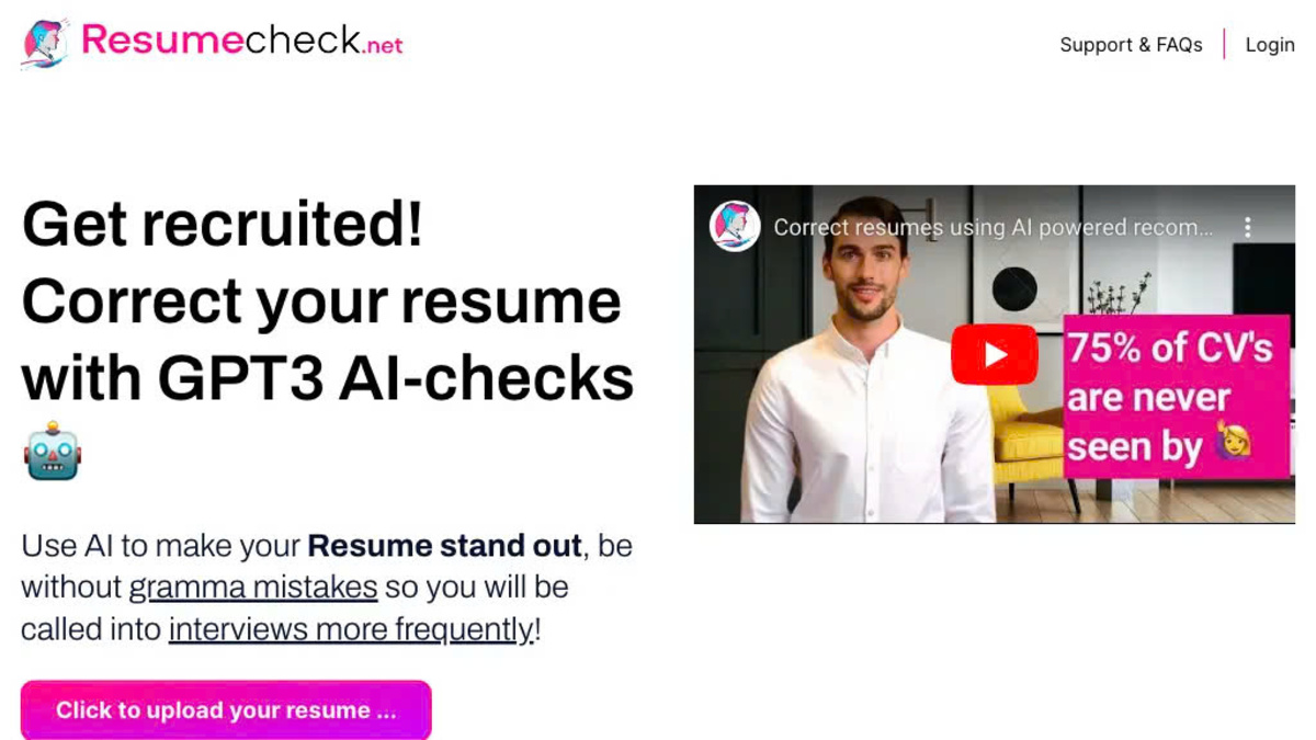 ResumeCheck | Detailed Review, Features, Prices And Alternativess