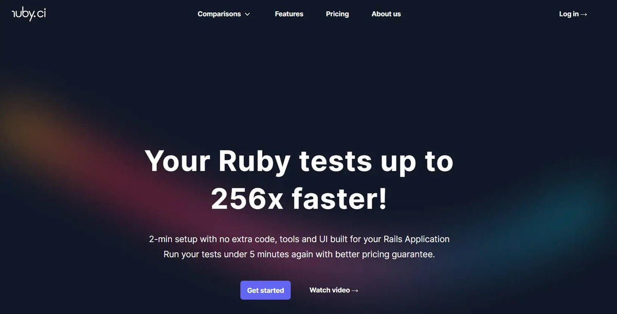 Rubyci Tests Your Ruby Up to 256 Times Faster Continuous Deployment, Test Automation