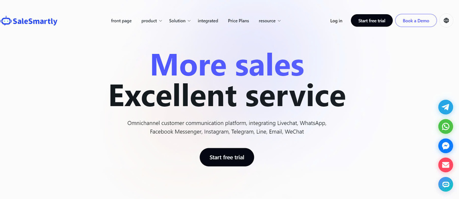 SaleSmartly Multi-channel customer communication platform, increasing sales