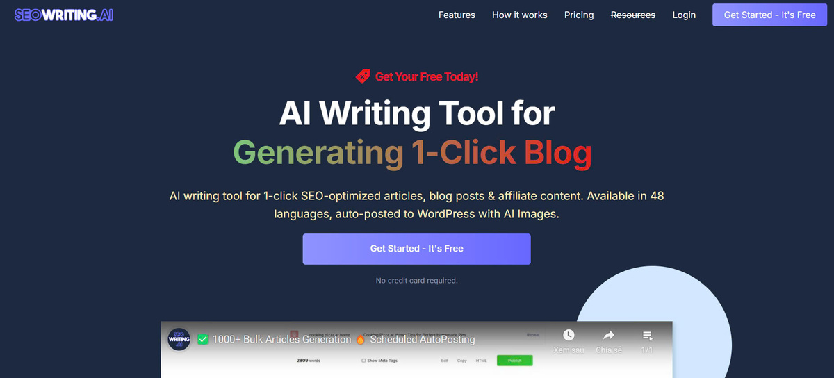 SEOWritingai Professional AI writing tool for SEO content