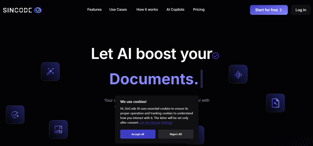 SinCode AI | Details, Pricing, & Features