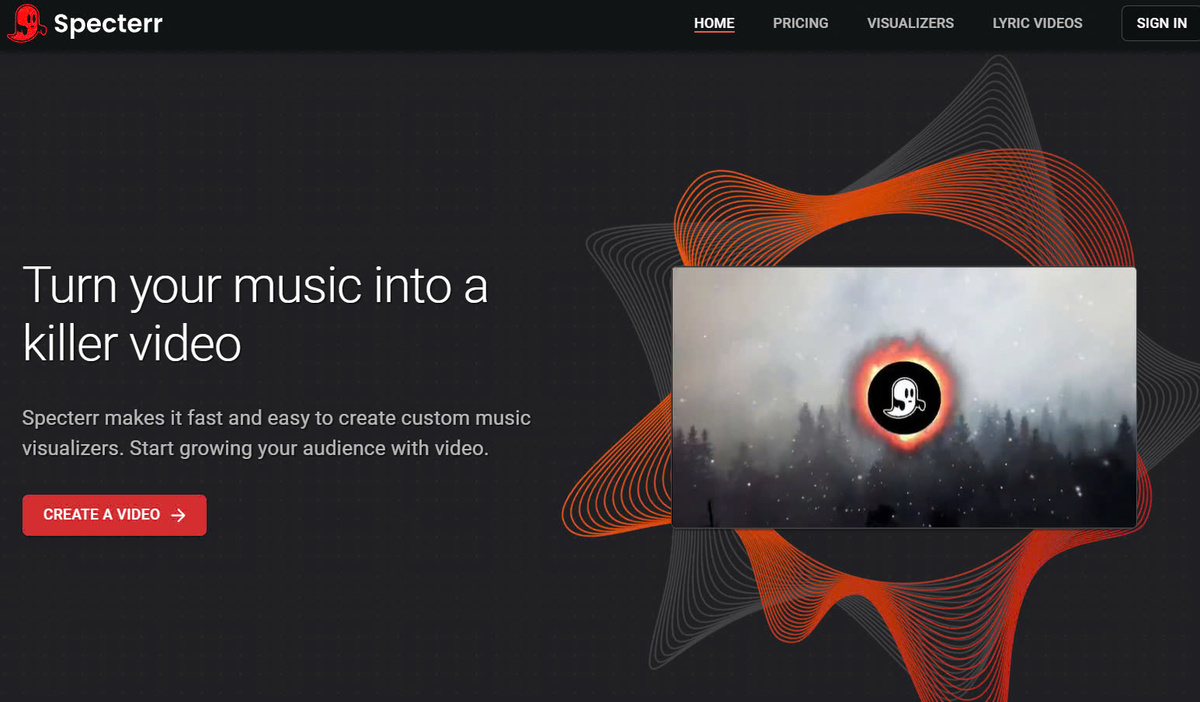 Specterr Turn your music into a killer video