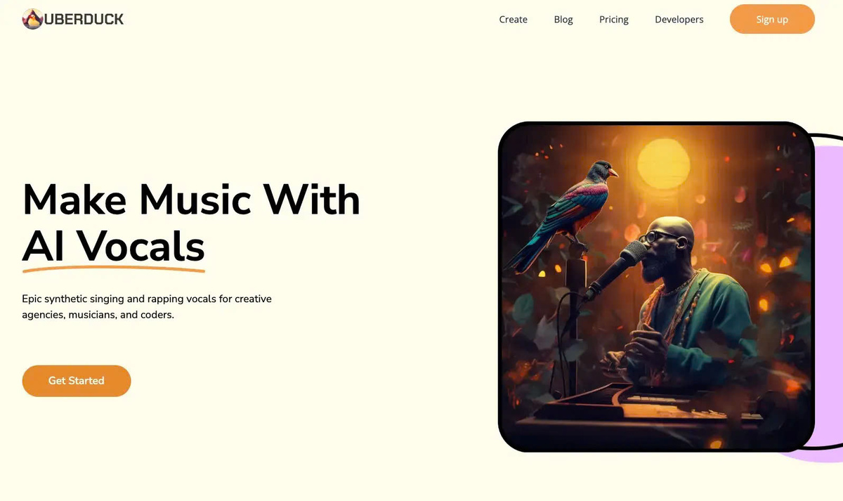 Uberduck AI - Create Music with AI Vocals Creative music at your fingertips