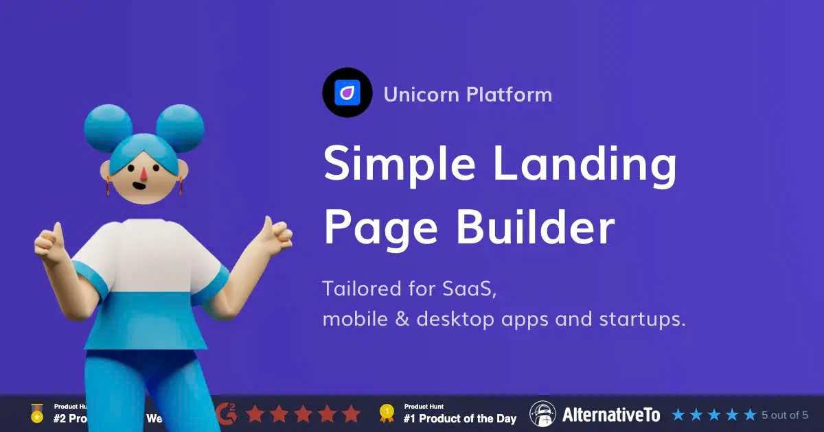 Unicorn Platform - Detailed Review, Features, Prices And Alternativess