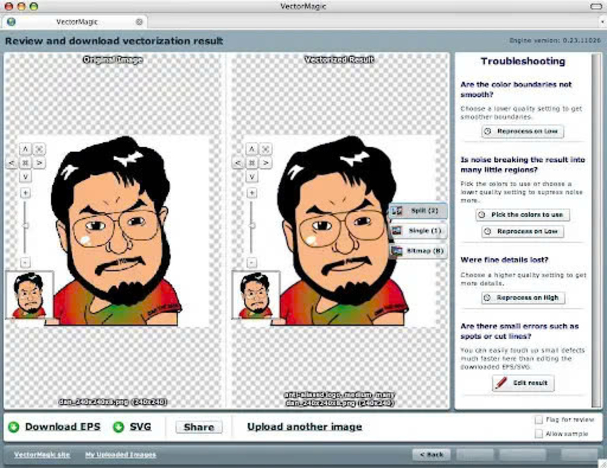 Vector Magic: Turn Raster Images into Standard Vectors for Printing, Embroidery, and Thread Cutting in a Snap