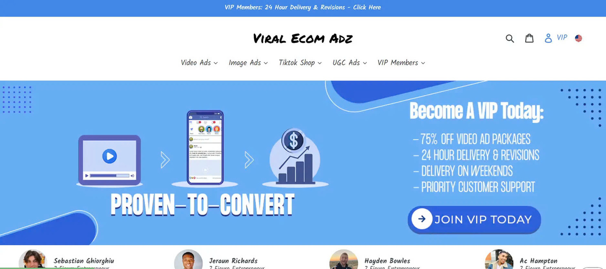 Viralecomadz.com: "Best-selling" Video Advertising Solution for E-Commerce